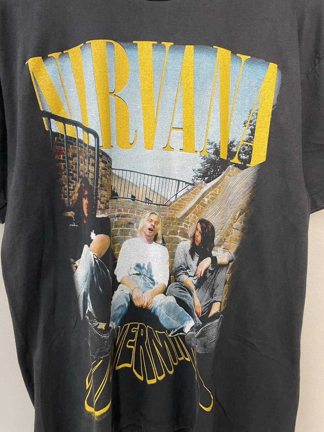 빈티지 너바나 밴드 프린팅 반팔 H2442 상품이미지3