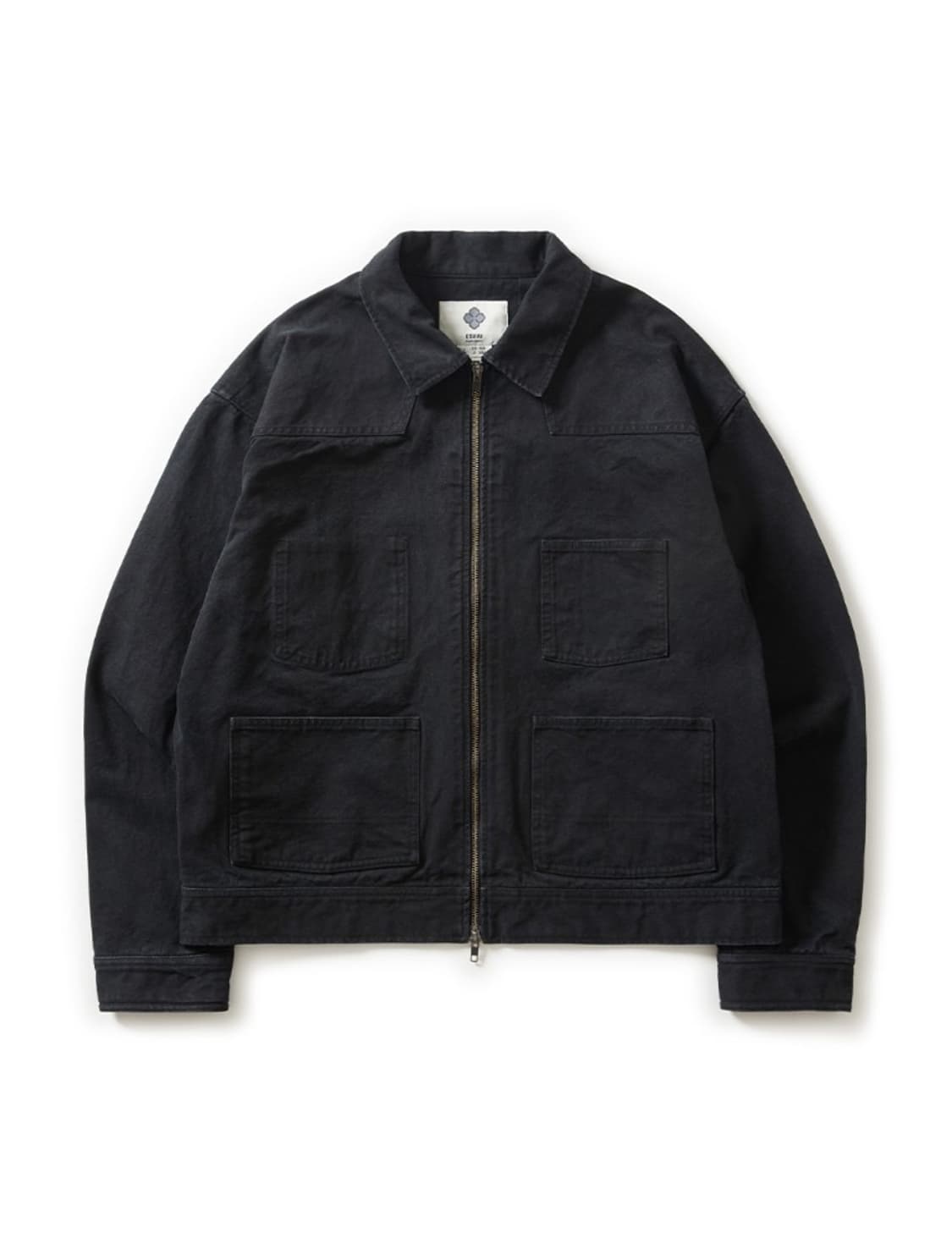 XL 에스파이 캔버스 워크자켓 블랙 상품이미지5