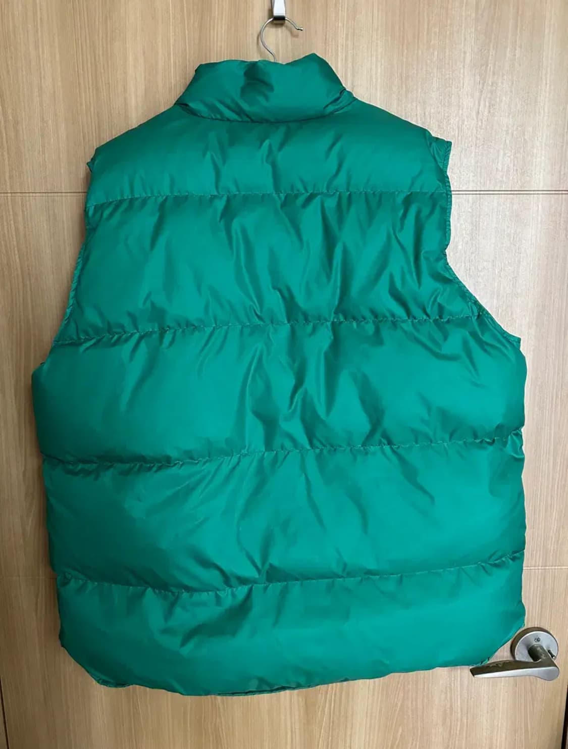 [L] 블랙아웃 다운 베스트 그린 상품이미지3