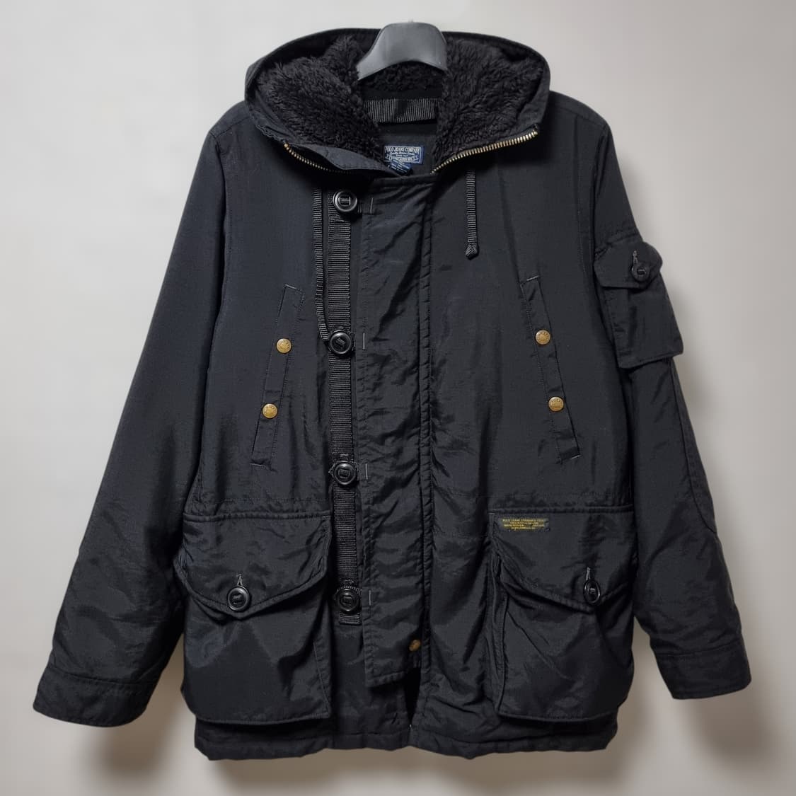 폴로 랄프로렌 진스 컴퍼니 블랙 다운 파카 자켓 95 상품이미지1