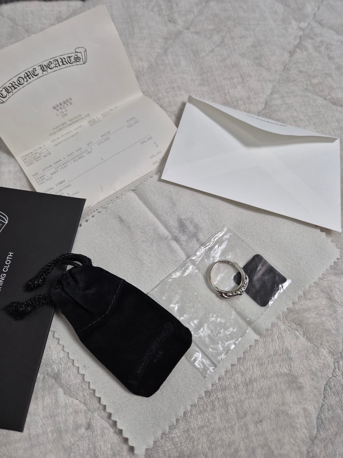 크롬하츠 베이비 플로랄 링 US9 상품이미지7