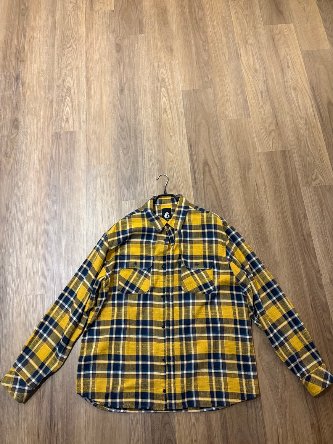 블랙아웃 플란넬 셔츠 m 상품이미지1