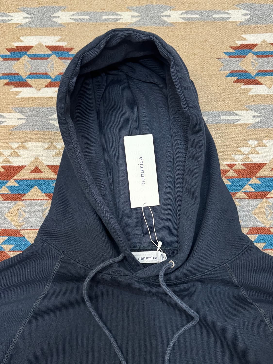 [L][100] 나나미카 후드 풀오버 스웻 다크 네이비  상품이미지2