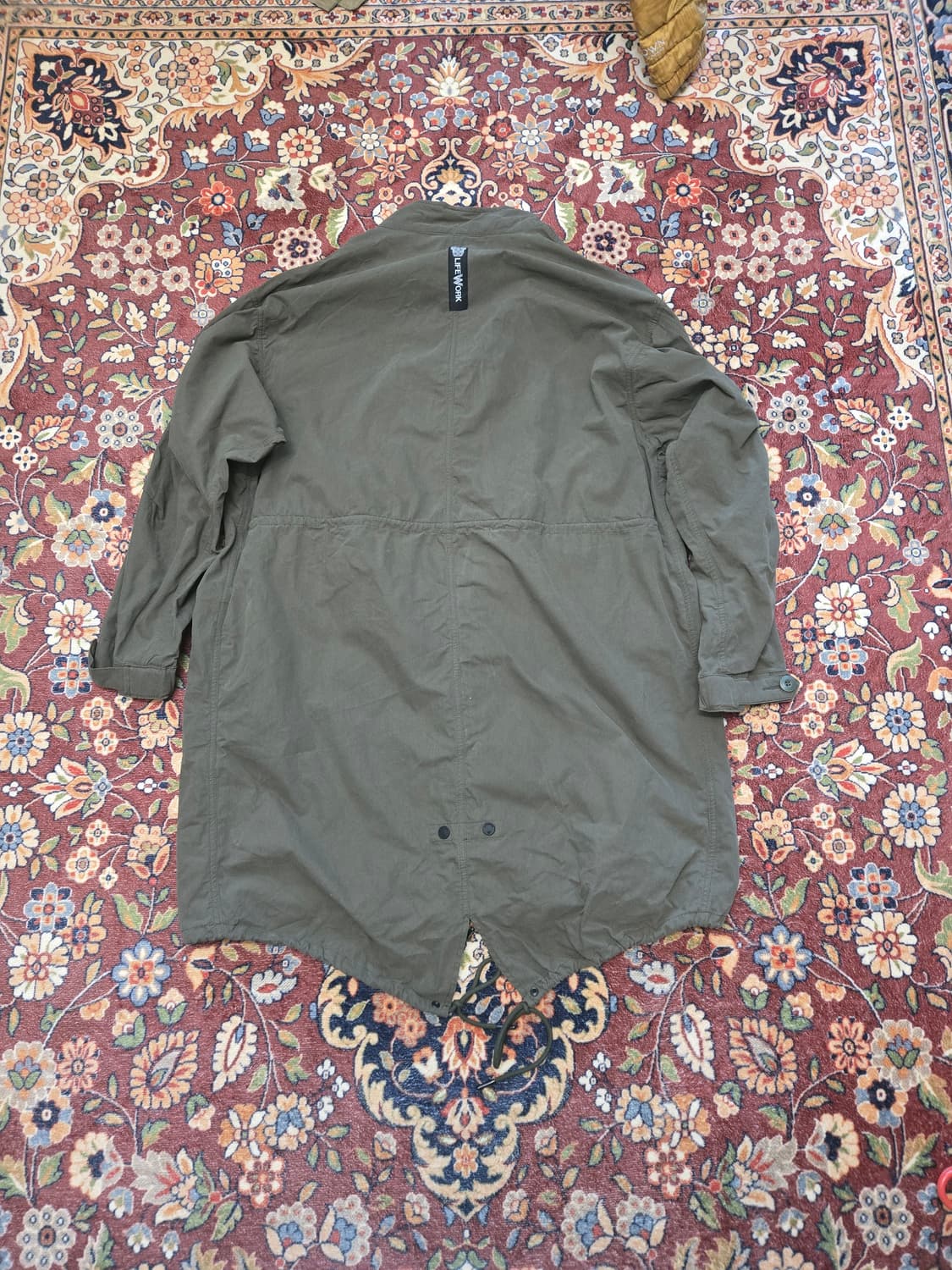 라이프워크 시그니처 로고 오버핏 야상 자켓 (M,공용)

 상품이미지7