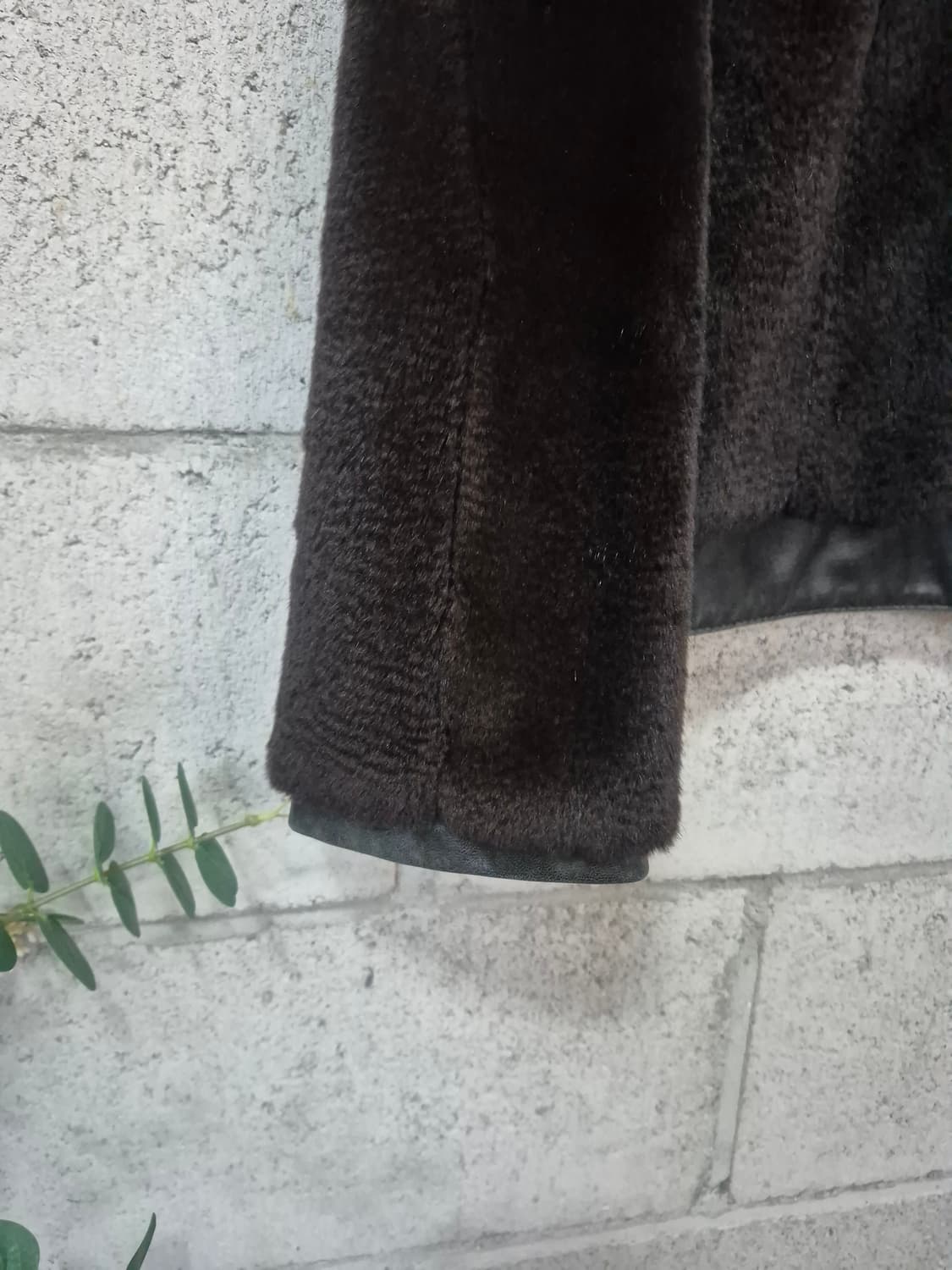 위즐 모피자켓 y2k 락시크 상품이미지5