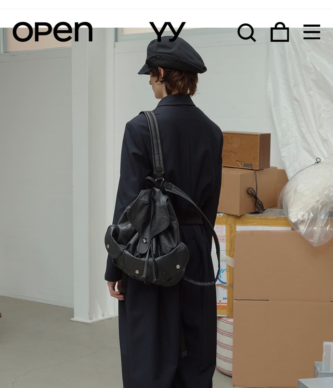 BUCKET BERET, BLACK 상품이미지3