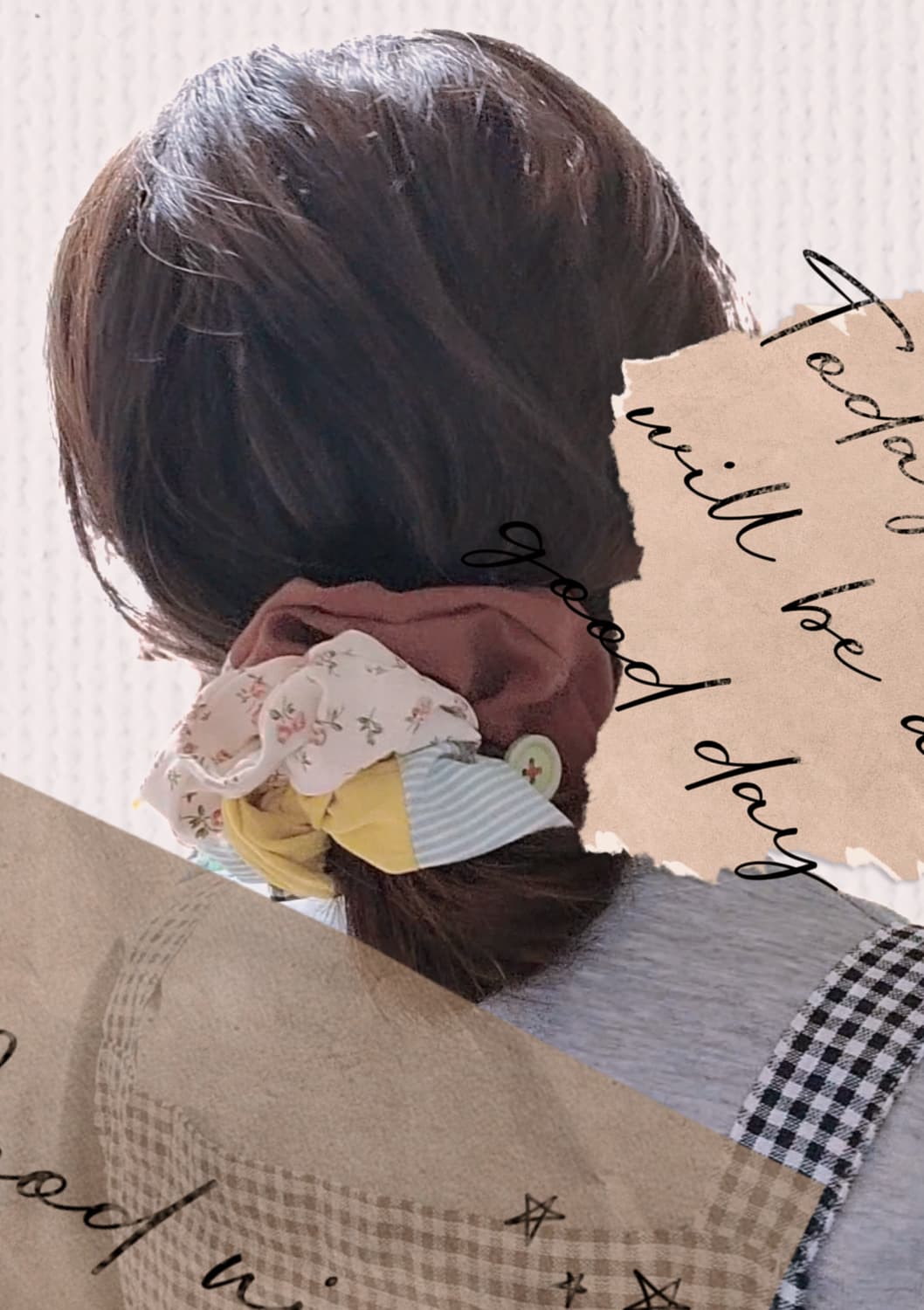 핸드메이드 모리걸 패치워크 스크런치 * 패치슈슈 상품이미지8