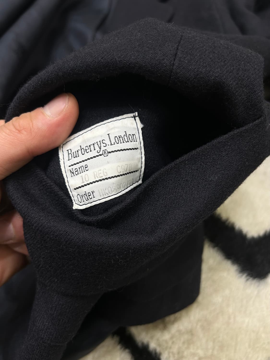 [44-55]버버리 크레스트 로고 와펜 울 금장 블레이저/짙은네이비 상품이미지6