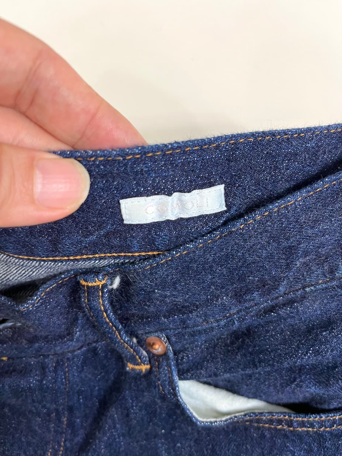 24ss 코모리 5p팬츠 네이비/1 상품이미지3