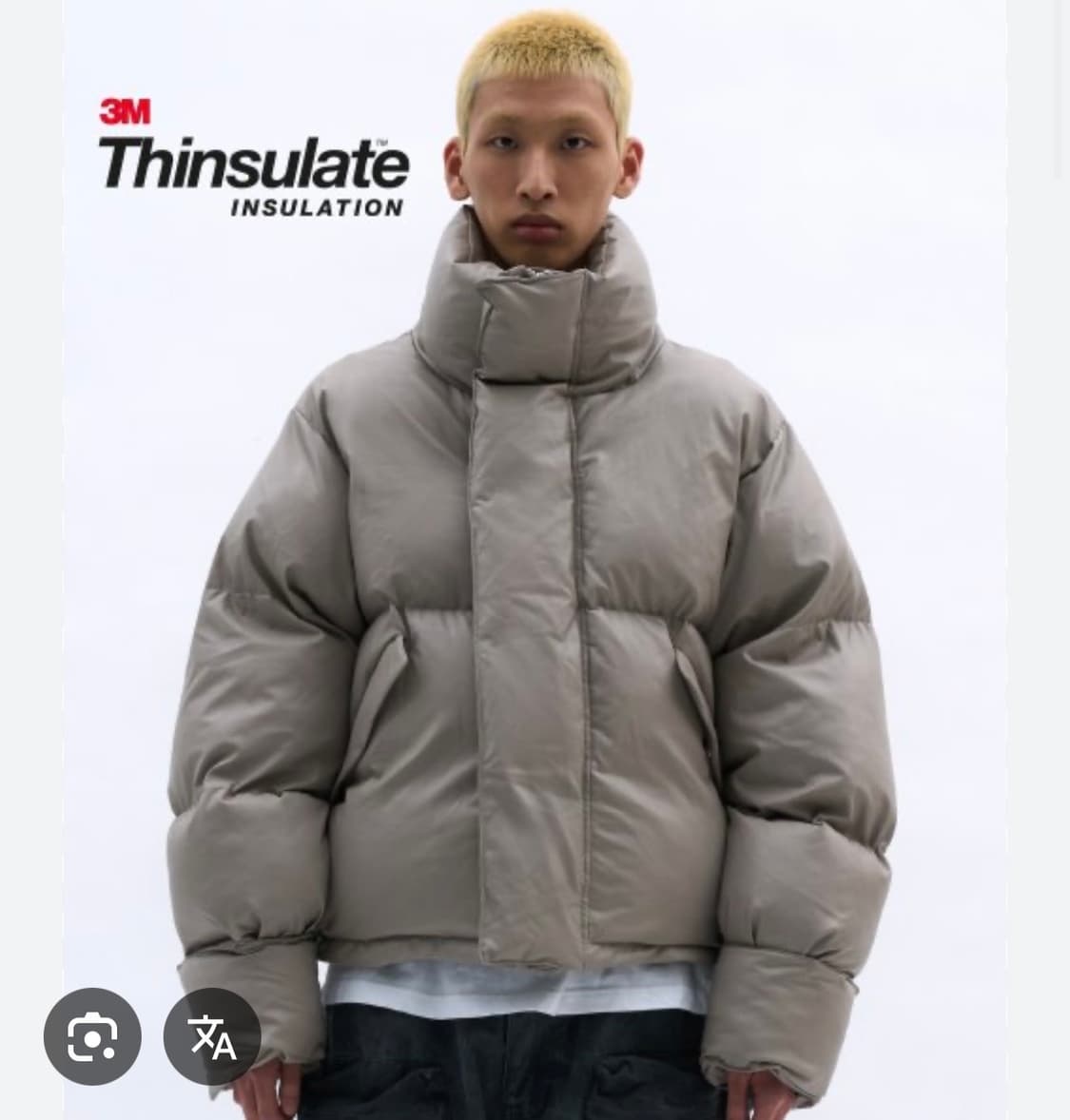 감마갤러리 3M 신슐레이트 레더 패딩 M 상품이미지1