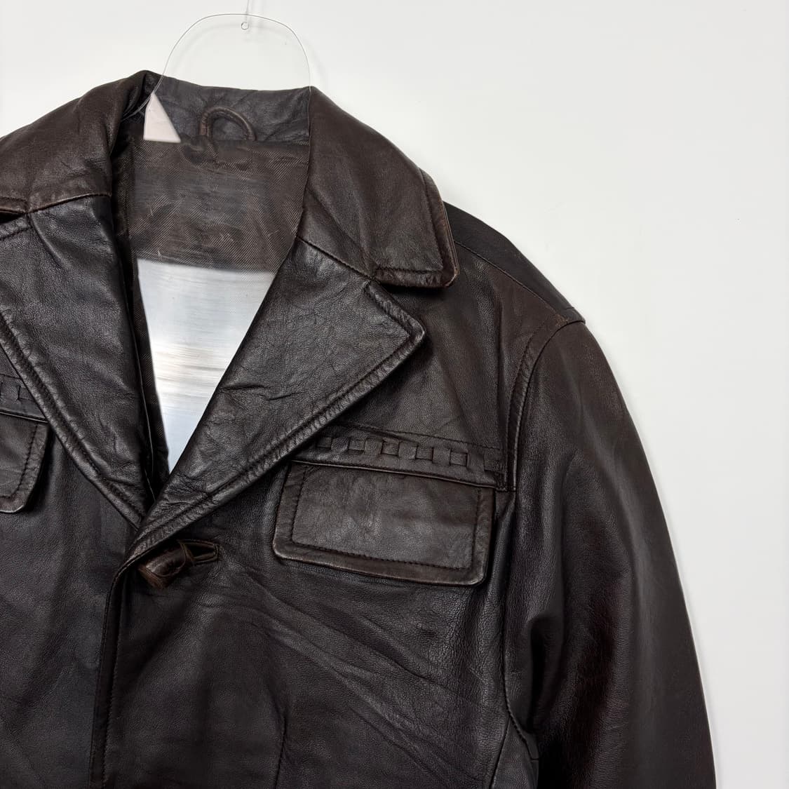 아바하우스 가죽 블레이저 자켓 상품이미지3