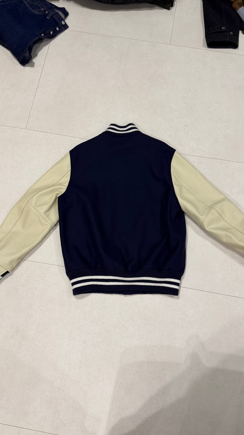 골든베어 스포츠웨어 바시티 자켓 네이비 XL  상품이미지2