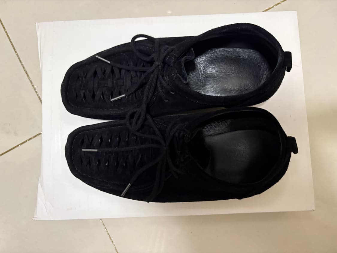 [3]폴리테루 왈라비 슈즈 우븐 블랙 상품이미지2