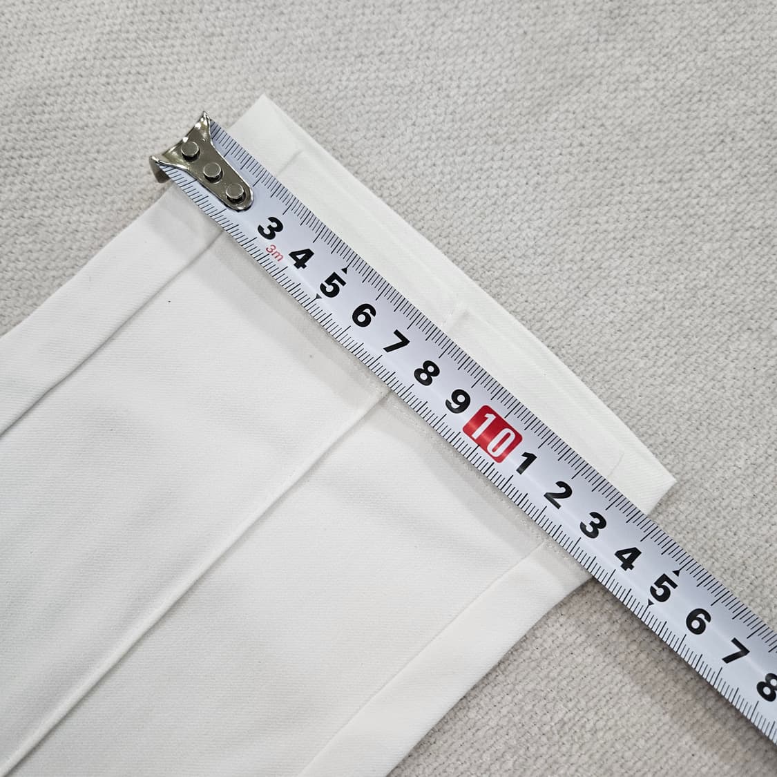 [66] 새상품 예쎄 여성 화이트 스판 밴딩 일자 팬츠 0120Y2 상품이미지10