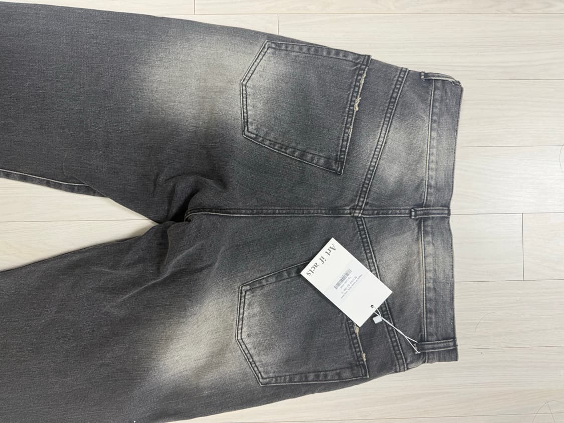 아트이프액츠 regular 5p denim used black 상품이미지2