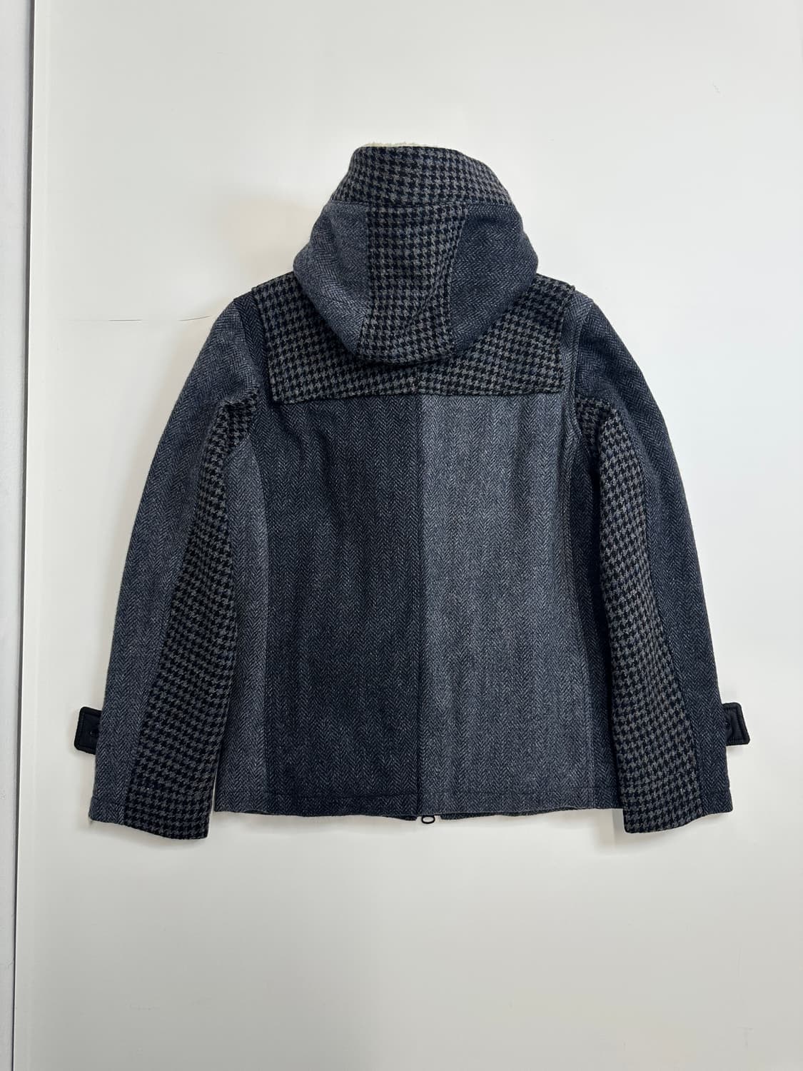 해리스트위드 더플 울 후드 코트  상품이미지3