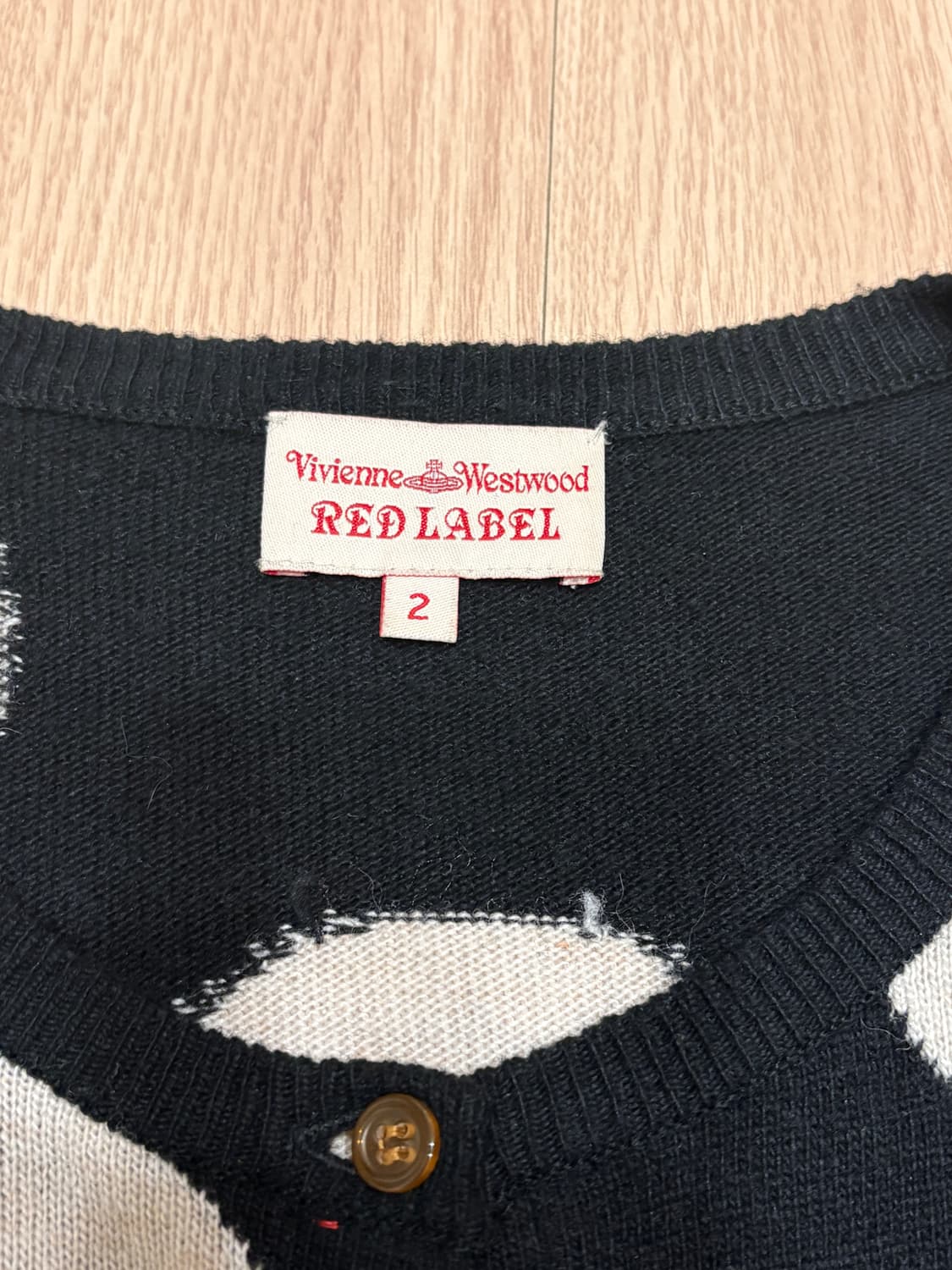 비비안웨스트우드 도트 가디건 상품이미지2