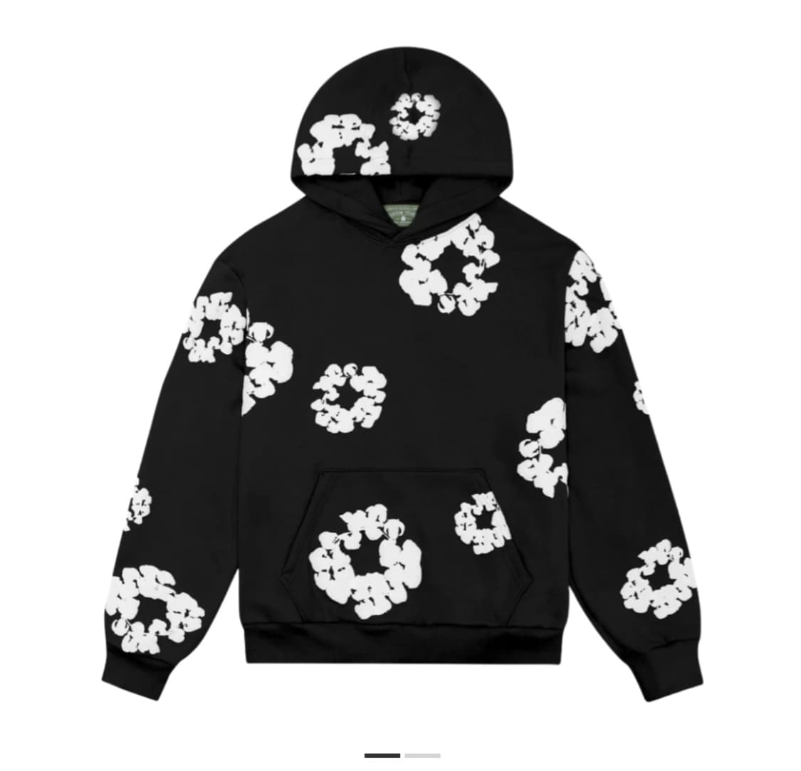 데님티어스 후드티 M (QR인증, 정품 카드 태그 보유) 상품이미지1