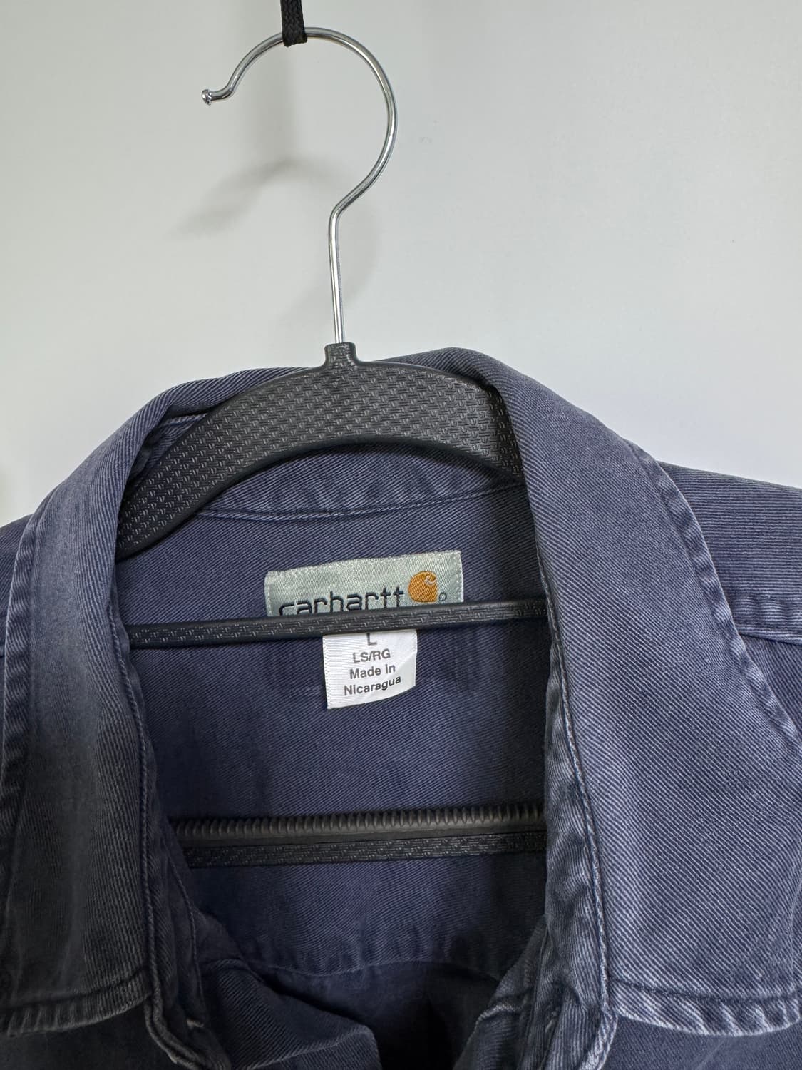 칼하트 헤비 셔츠 네이비 색상 XL 상품이미지6