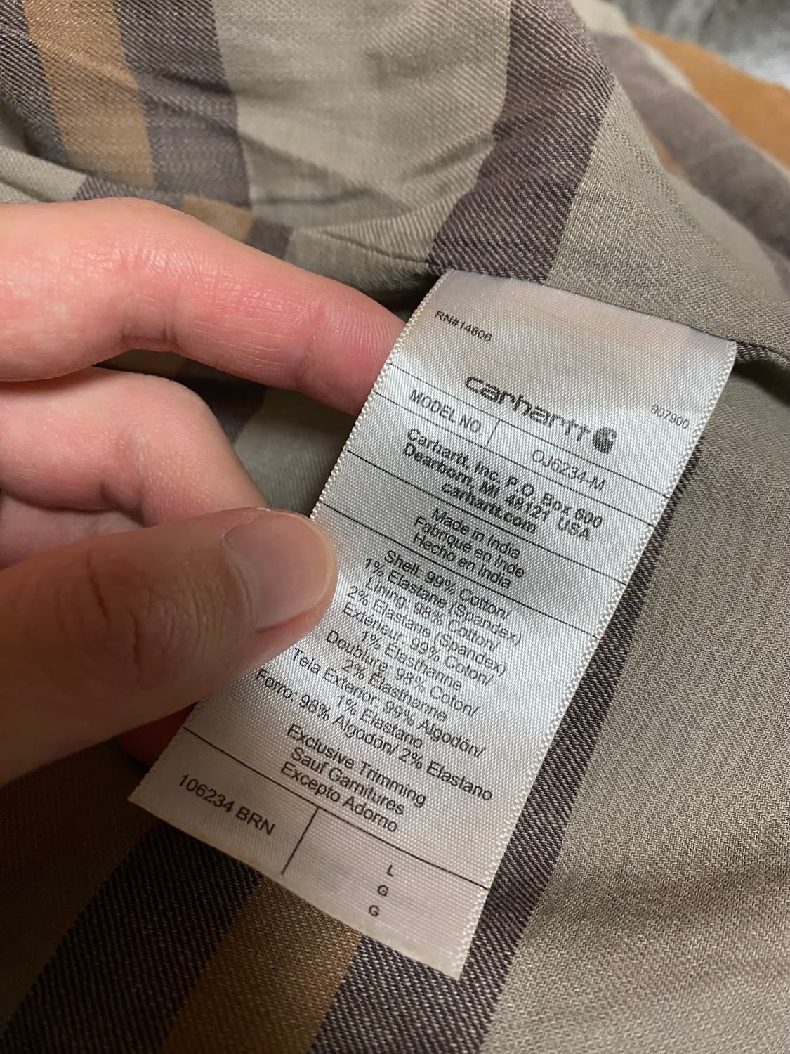 칼하트 디트로이트 자켓 워크자켓 L 상품이미지5