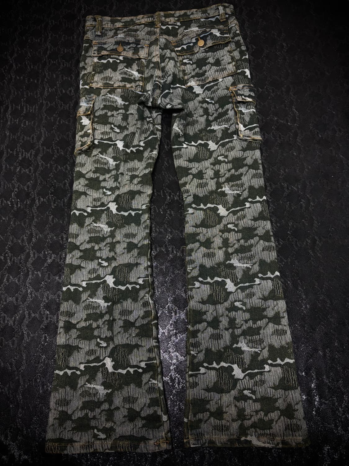 “Vintage” 00’s Camo Cargo Pocket Boots C 상품이미지4
