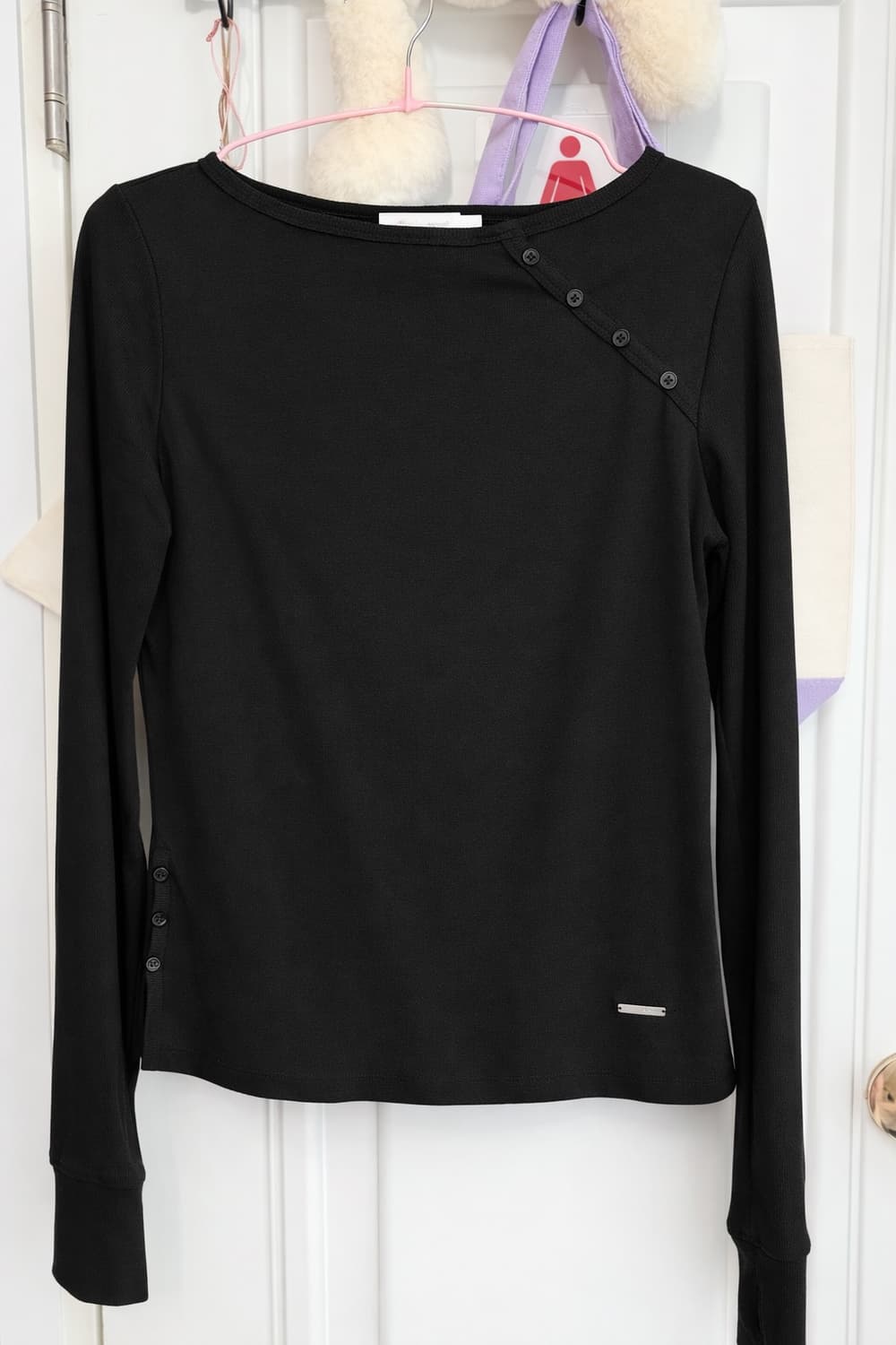 미세키서울 블랙 롱 슬리브 상품이미지1