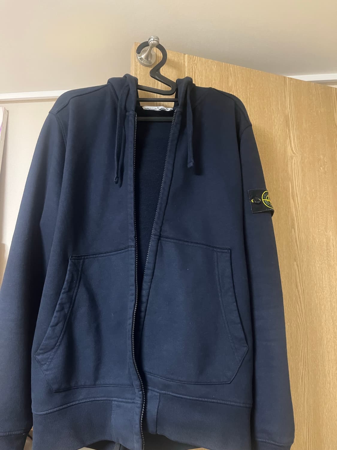 스톤아일랜드 네이비 후드집업 L 상품이미지4