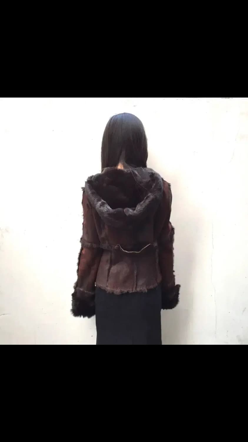 아르마니 진 페어리 퍼 후드 자켓 상품이미지8