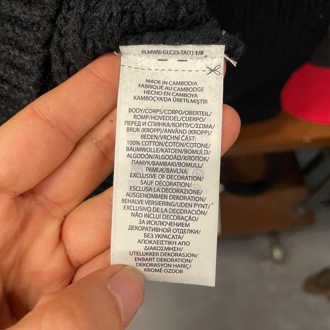 폴로 랄프로렌 신형 라벨 헤비 울 모크 넥 니트 스웨터 컨트리 상품이미지9