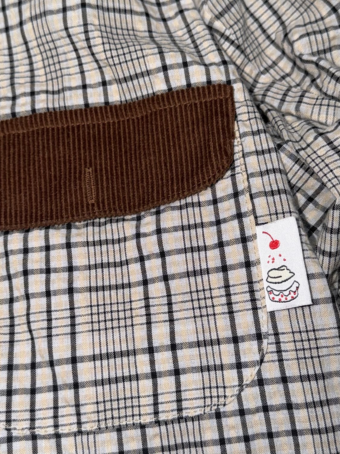 루나키후 파머 체크 셔츠 상품이미지6