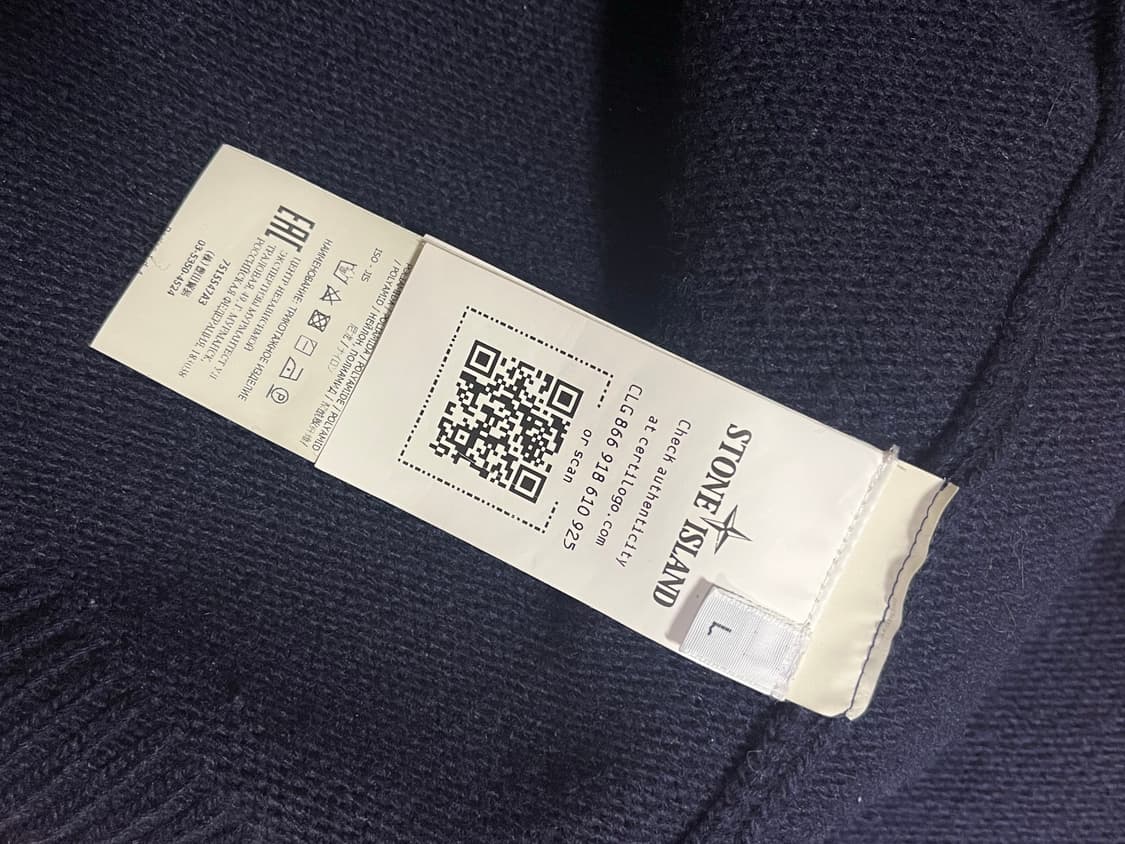 (신형)스톤아일랜드 니트 가디건 L 상품이미지4