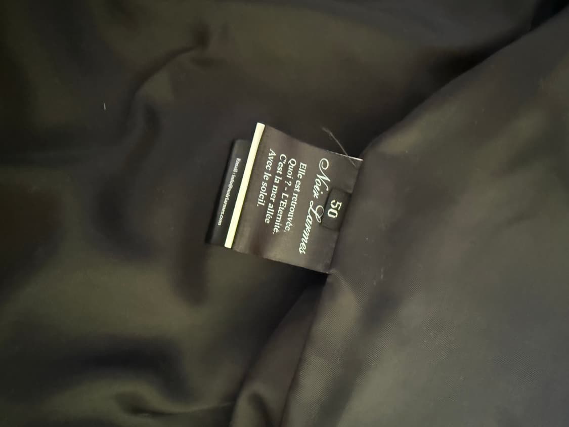 느와르 라르메스 jk8 싱글 레더 자켓 50사이즈 상품이미지7