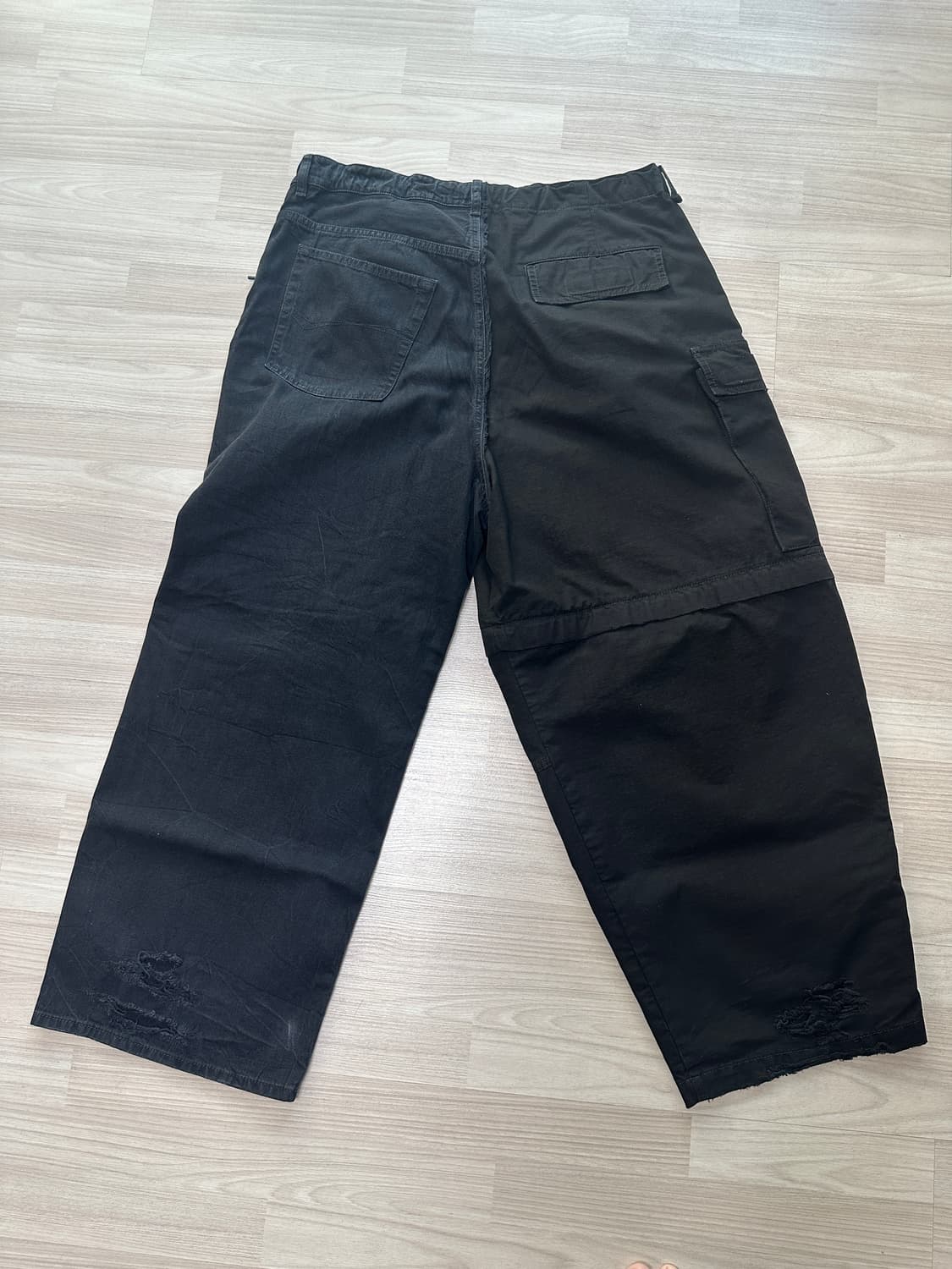 [xs] 발렌시아가 하이브리드 배기 팬츠 블랙 상품이미지3