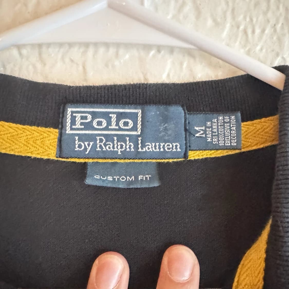 폴로 랄프로렌 빅포니 블랙 컨트리 크레스트 카라티 상품이미지2