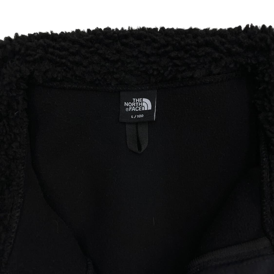 노스페이스 블랙 뽀글이 집업 100 상품이미지5