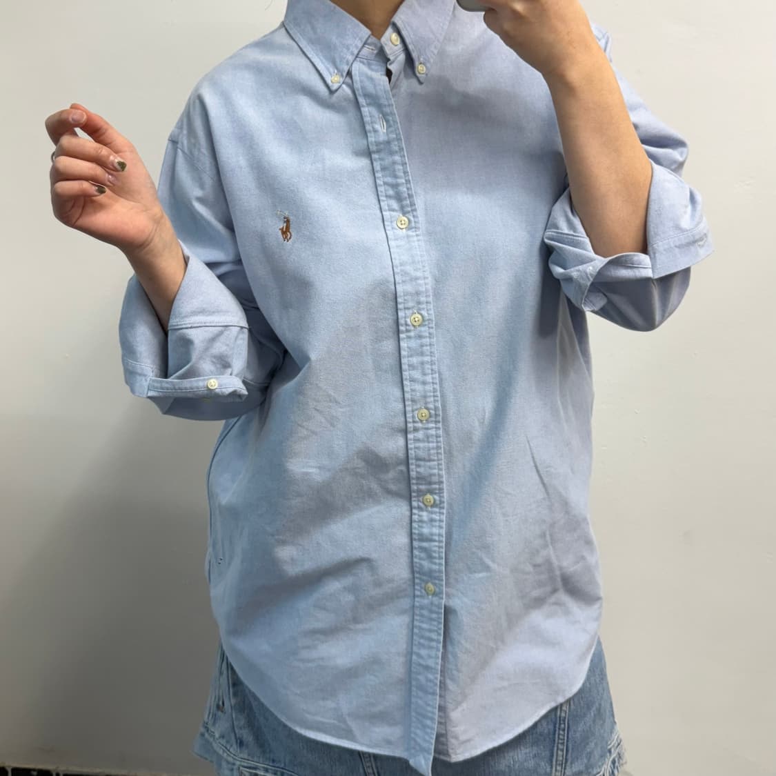 [XL] 랄프로렌 옥스포드 클래식핏 셔츠 상품이미지2