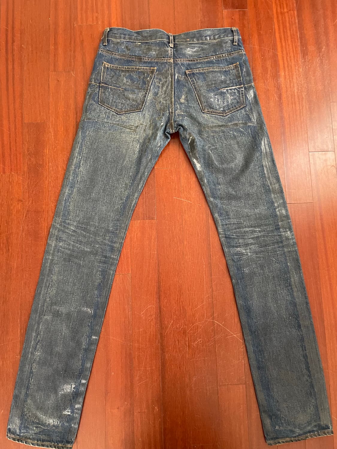 디올옴므 07AW Luster 블루왁스코팅진 31size 상품이미지2