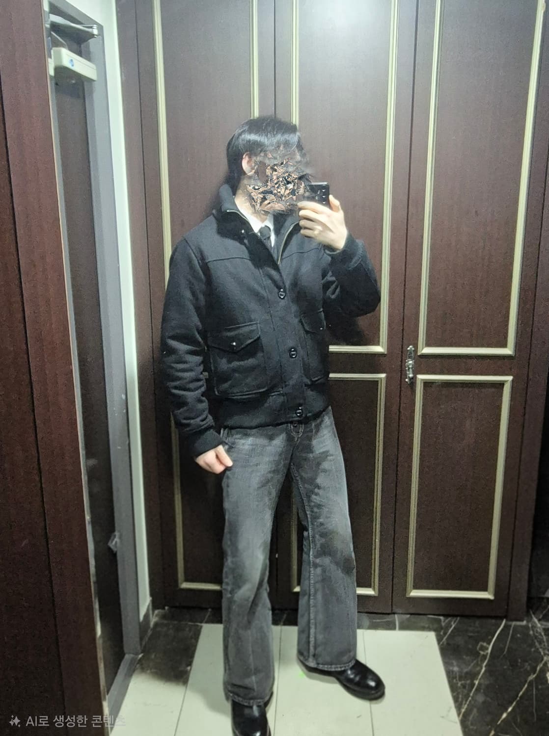 Hob 밀리터리 울 블렌드 자켓 상품이미지2