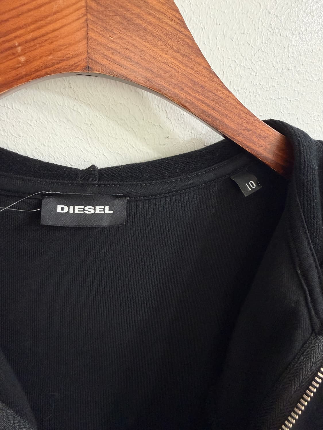 디젤 별 패치워크 롱 원피스 후드집업 상품이미지7