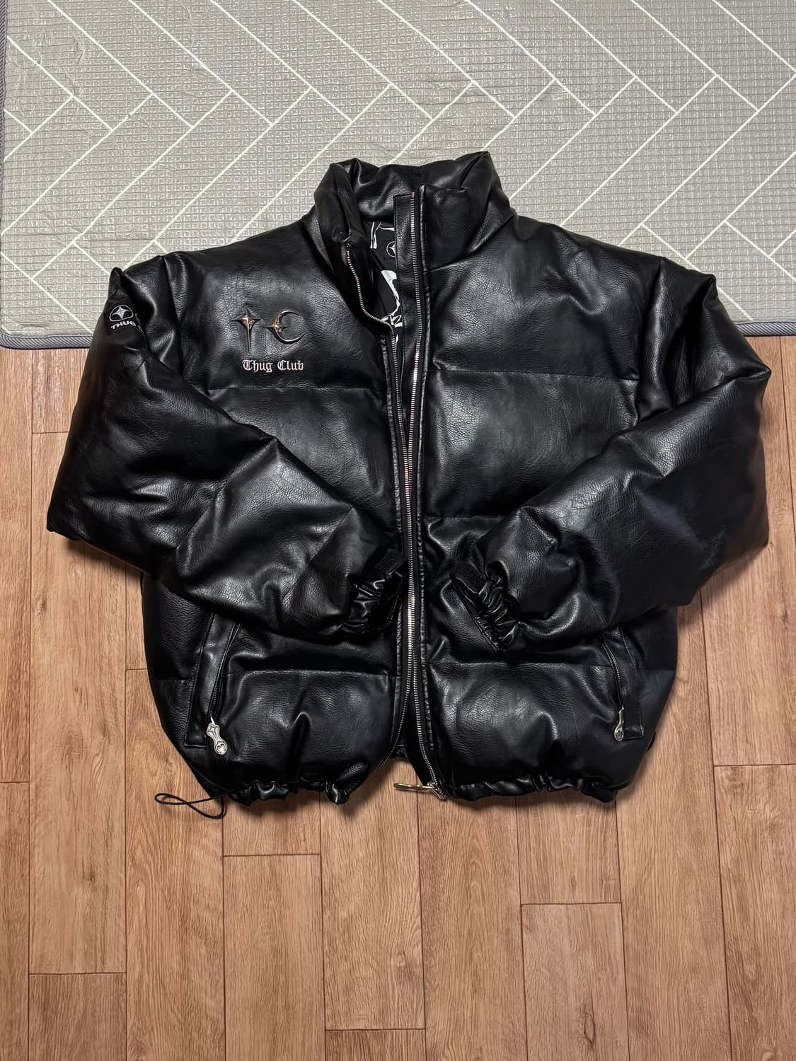 떠그클럽 레더패딩 3사이즈 상품이미지1