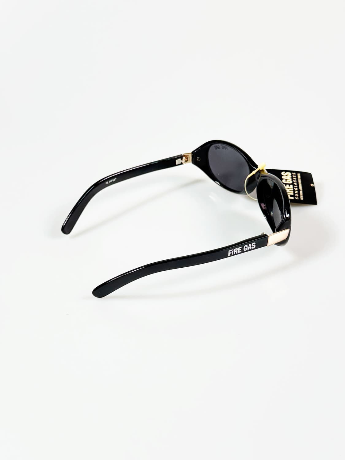90s FIRE GAS 블랙 오벌 프레임 빈티지 선글라스 상품이미지4