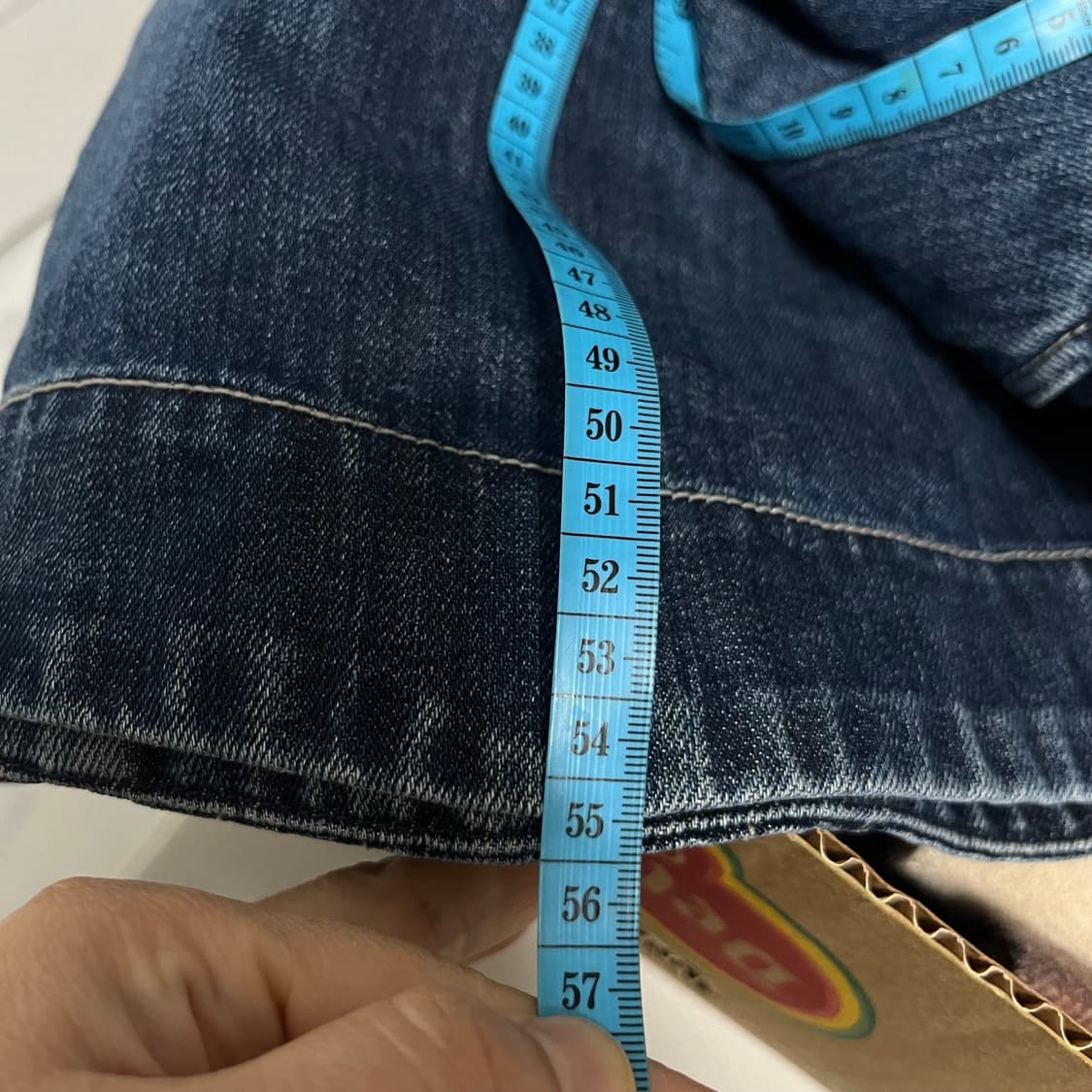 ARMANI 아르마니 익스체인지 데님 청치마 미니스커트 4 상품이미지5