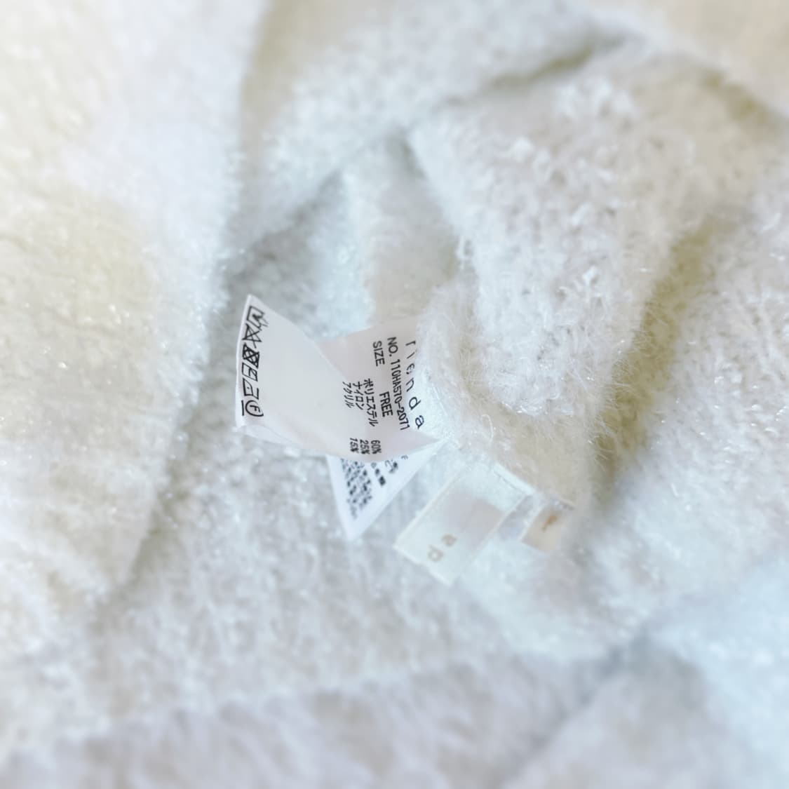 RIENDA 히메갸루 오네갸루 달천깔 바닐라 크롭 니트 ≽^•⩊•^≼ 상품이미지5