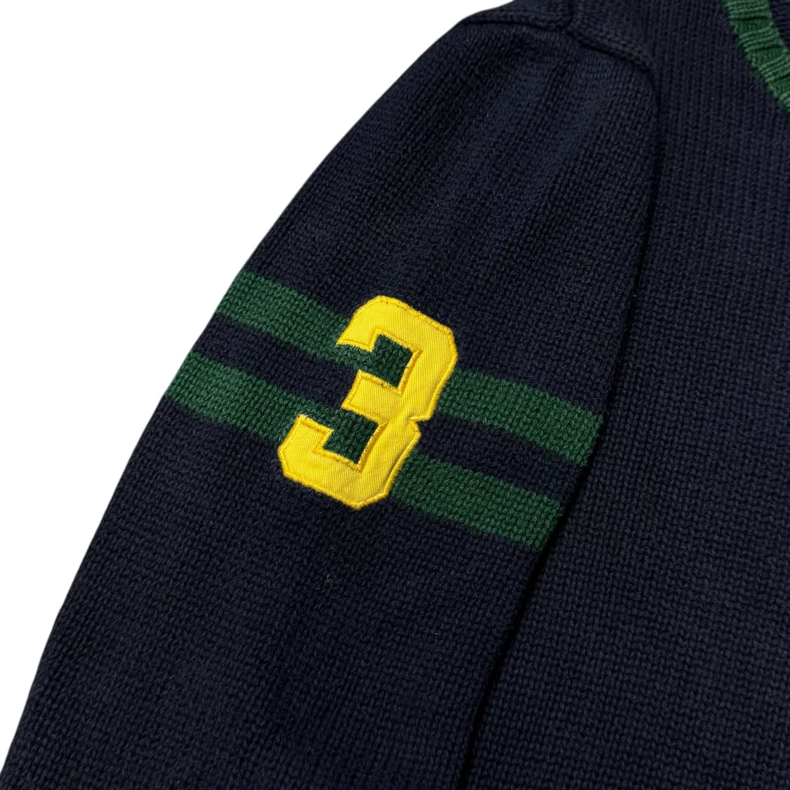 (키즈XL) 폴로 랄프로렌 키즈 빅포니 코튼 니트 네이비 상품이미지3