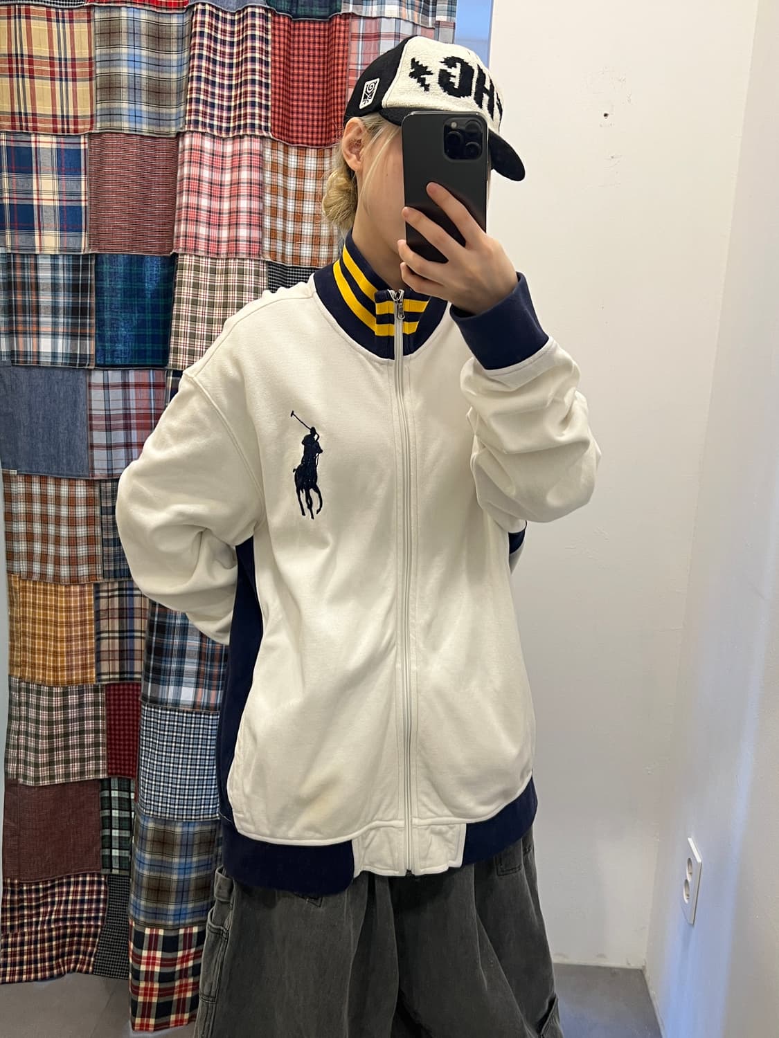 폴로 빅포니 화이트 집업 상품이미지3