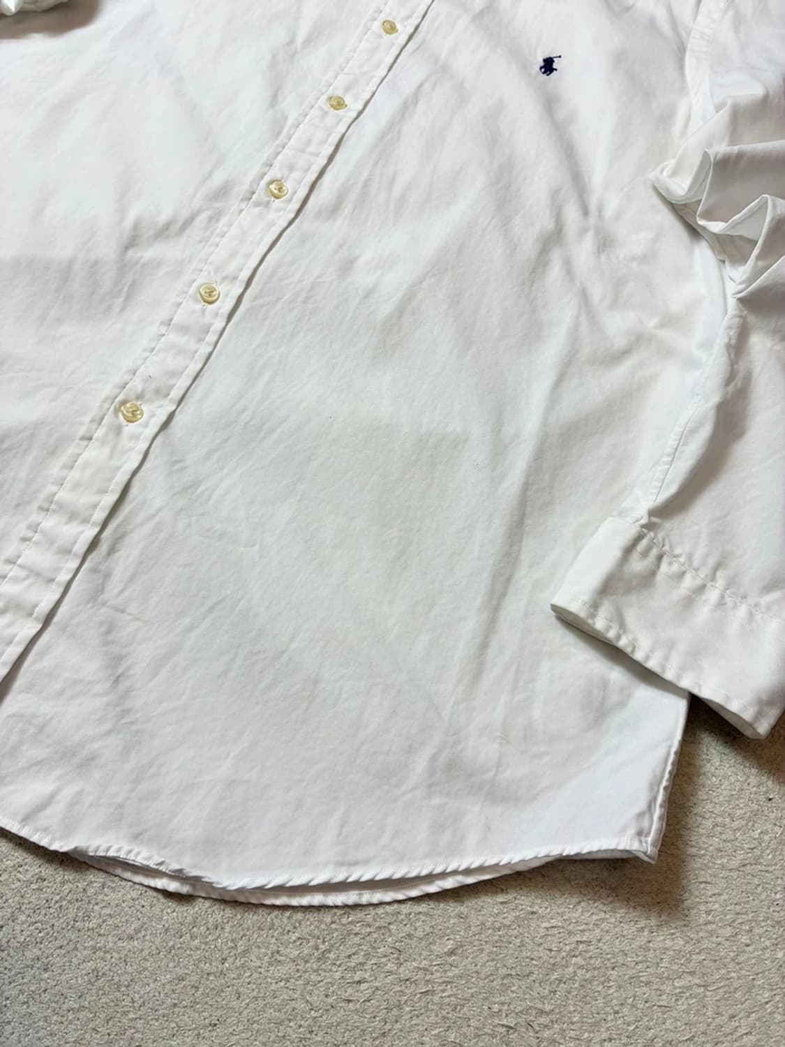 폴로 랄프로렌 자수 로고 화이트 셔츠 PN7454 상품이미지4