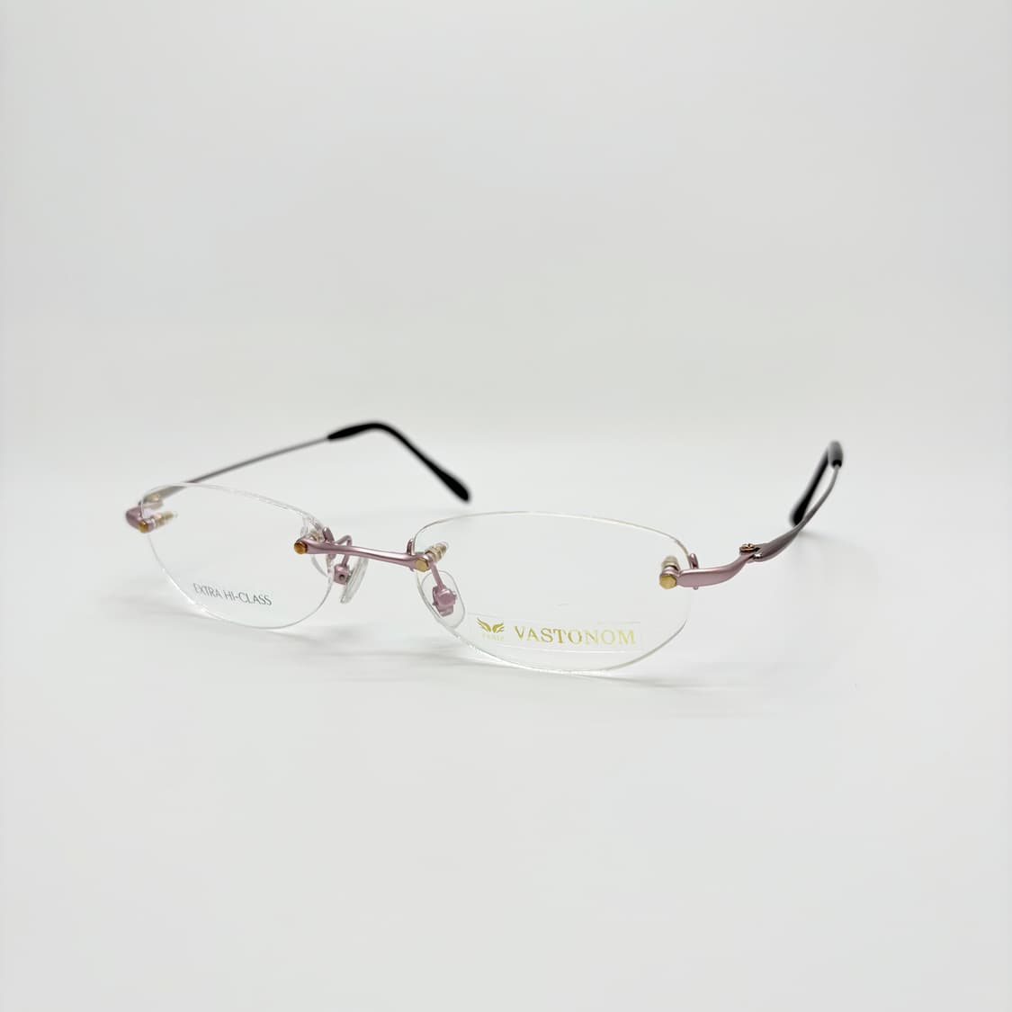 VASTONOM 티타늄 핑크 오벌 무테 상품이미지1