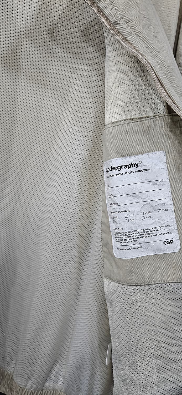 code:graphy 유틸리티 자켓 L 상품이미지5