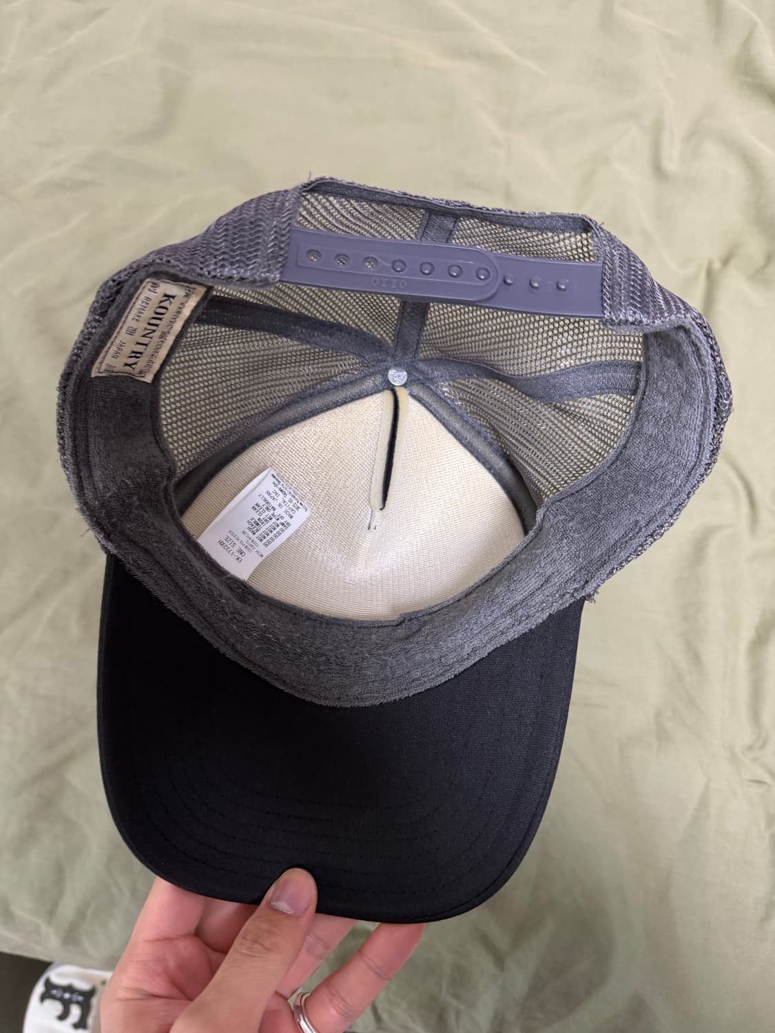 캐피탈 트러커캡 블랙 상품이미지2