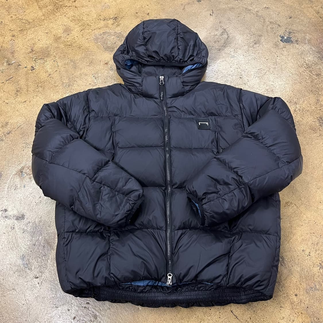 [정품/M] 골스튜디오 블랙 후드 패딩 점퍼 b10 상품이미지2